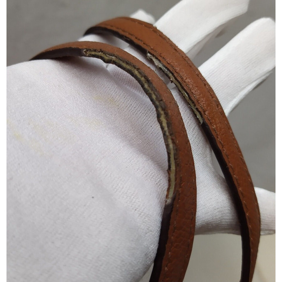 Coach Brown Pebbled Leather Turnlock Double Handles Large Tote Shoulder Bag - Picture 8 of 16